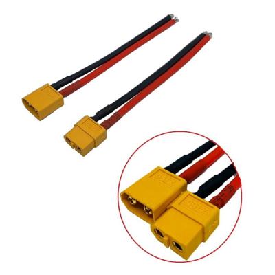 China Custom XT60 Female Connector to O Ring Terminal Wire Harness for Lithium Battery Discharge of Electric Bicycle Balance Vehicle Te koop