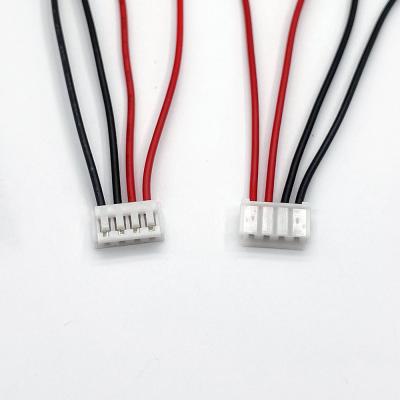 China Custom jst EHR-4 housing 4P Pitch 2.5mm to 110 type faston terminal 24AWG wiring harness cable assembly zu verkaufen