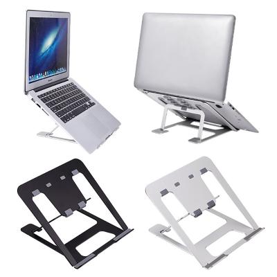 China Factory Adjustable Folding Tablet PC Holder Aluminum Foldable Ergonomic Rotating Laptop Desktop Gift Stand Holder for sale