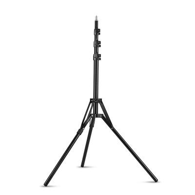 China Wholesale PORTABLE Camera LED Ring Light Stand 1/4 Screw Anti-Folding Photography Tripod Snap Mount 1.6M for Shooting Studio for sale