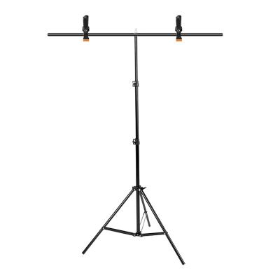 China 68*200cm Metal Studio Portable Foldable T-shaped Frame Nonwoven Background Support System Kit For Photography Studio for sale