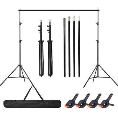 China Wholesale Adjustable 3*3m/10*10ft Photography PVC Background Support Backdrop Stand Support System Kit For Portrait Video Shooting for sale