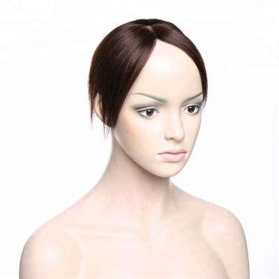 China 100% Handmade Mono Hair Handtied Topper Hairpiece Toupee Top Piece For Women for sale