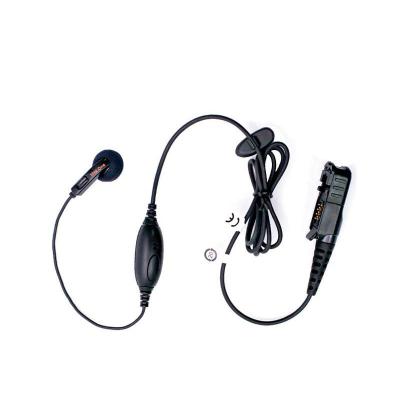 China MAGONE PMLN5733 Single Ear Headset With Microphone / Remote PTT For XIR E8628I DP3661e Walkie Talkie for sale