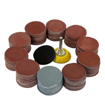 China 2 Inch 50mm 2 Inch Sandpaper 60-3000 Grit Sanding Disc Polishing Assortment + 3mm Leg Loop Sanding Pad for Polishing Cleaning Tool for sale