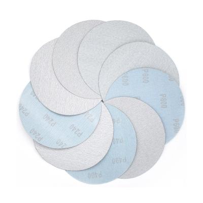 China Outdoor Polishing 6 Inch 150mm 60 To 1000 Grit Hook Sand Dry Grinding Paper Sanding Discs And Loop Sandpaper For Polishing for sale