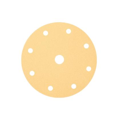 China Aluminum Oxide Vibratite Sandpaper, 400 Grit 6 Inch 9 Holes Aluminum Oxide Sandpaper for Metal Furniture Car Wood Polish for sale