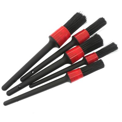 China 5 Pack Auto Cleaning Car Detailing Wheels Synthetic Dashboard Hair Brush Car-styling Accessories Sweep Car Wash for sale