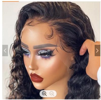 China Hd Straight Guless Curly Transparent Curly Full Lace Human Hair Virgin Wig Full Lace Front Wigs For Black Women for sale