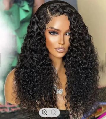 China Curly Human Hair Wigs 13x4 Lace Frontal Wig Raw Natural Peruvian Human Hair Straight for sale