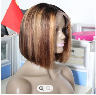 China Wholesale Hd Straight Bob Lace Front Pixie Curls Wig Short Pixie Cut Human Hair Wigs Virgin Sellers 10A Lace Front Wigs For Black Women for sale