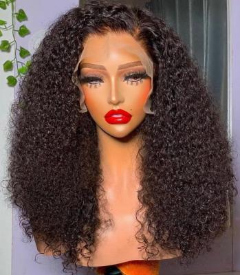 China Hd Cheap Raw Indian Virgin Straight Kinky Curly Hair Lace Front Wig For Black Women 360 Full Lace Hair Wig Vendors Lace Front Wig for sale