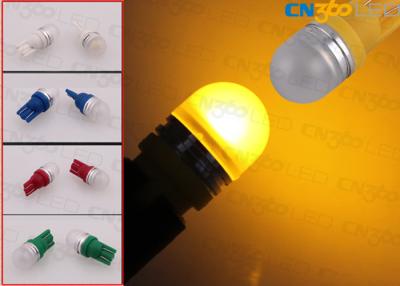 China Amber Orange Yellow 360 Degree Effect 1w LED Bulb for Dash Lights T10 for sale