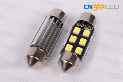 China 36mm CANBUS Error Free Festoon 6 LED 2835 SMD C5W License Plate Dome Light Bulb for sale