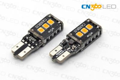 중국 호박색 차 T10 Canbus LED 전구 W5W 194, 9 PCS 2835SMD LEDS 판매용