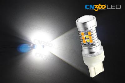 China 7443 White Amber Led Switchback Bulb T20 Led Car Light Lamps for sale