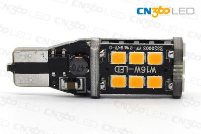 중국 고성능 Canbus LED 차 전구 호박색 T10 2835 15-smd 800 루멘 판매용