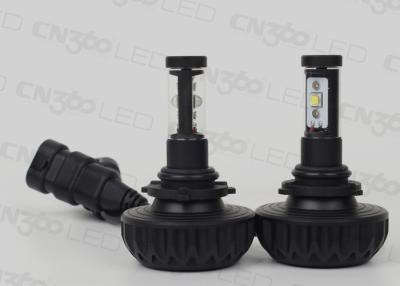 China Jogo do farol do diodo emissor de luz de 9006 automóveis, luzes de névoa conduzidas automotivos pretas à venda