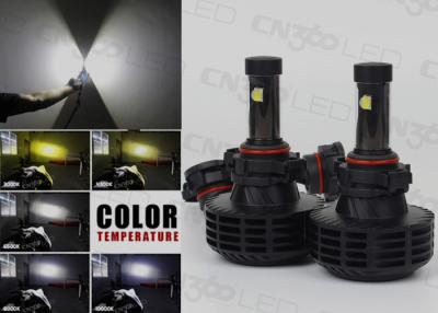 China 6000 Lumen Plug N Play H16 LED Headlight Kit  With 5 DIY Color Temperature for sale