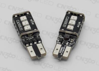 China 24V Red LED Automotive Bulb 9 SMD 2835 T10 Canbus Error Free for sale