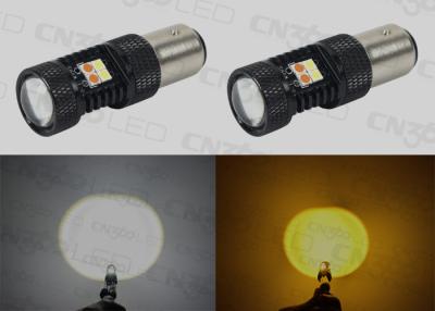 China Bulbos 1157 do diodo emissor de luz do Switchback SMD3030 âmbar IC atual constante de 600 lúmens à venda