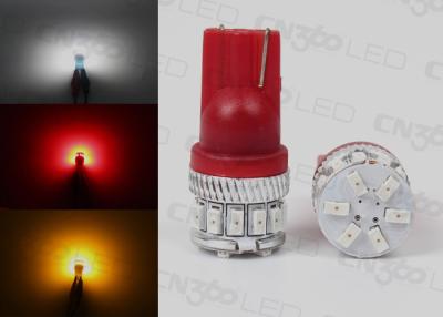 China 18W 3014SMD Red T10 LED Parking Lights Easy Installation Car Parking Light for sale