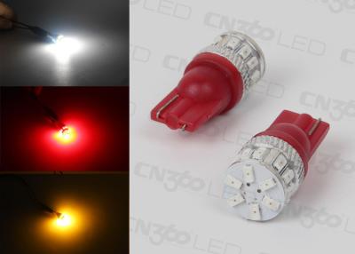 China High Flux 9v -18v T10 Led Bulb Red Aluminum Heat Sink SMD3014 for sale