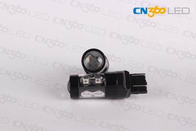 China lâmpada ambarina da ampola da cauda da volta do sinal do freio do carro das microplaquetas T20D/7443 do diodo emissor de luz 2pcs 50W à venda