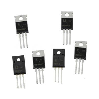 China Schottky Standard Plug-in Diode MBR1045CT MBR1060CT MBR10100CT MBR10150CT MBR10200CT MBR3045CT MBR30100CT Package TO-220 Full Range for sale