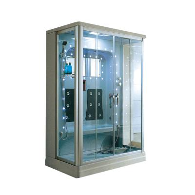 China Modern HS-SR1016X Two People Steam Shower Room With Steam Bath Control Panel for sale