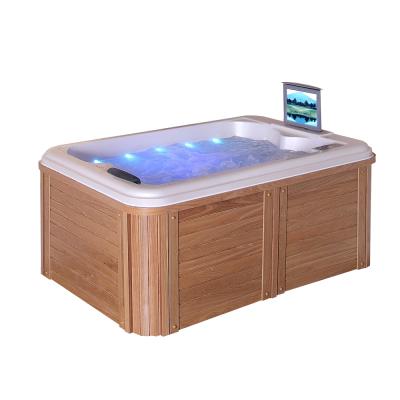 China HS-290Y freestanding two person spa pool, outdoor mini spa tub pool, Canadian spa for sale