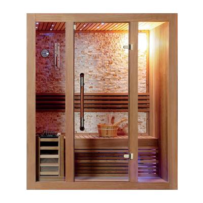 China Computer control panel sauna room for 6 people/traditional Finnish sauna/kinds sauna room for fat people for sale