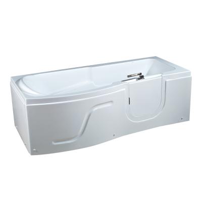 China HS-B1113 rectangle double side skirt (left skirt) handicapped tub/bathub with door/old bathtub sale for sale