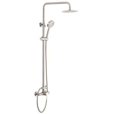 China With Slide Bar Ordinary Chrome Thermostatic Shower Head Set Faucet for sale