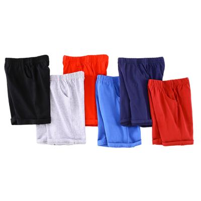 China Plus-Size Boys Summer Sale Cotton Breathable Running Warm Pants Solid Simple Casual Comfortable Soft Shorts Kids Shorts for sale