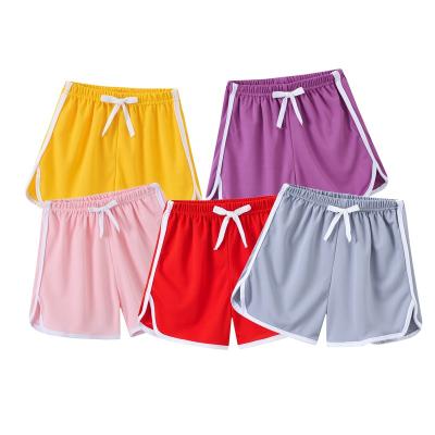 China 2022 Factory New Arrival Boys Girls Toddler Clothing Sportswear Sweat Jogger Solid Anti-pilling Shorts Wholesale Unisex Kids Shorts for sale