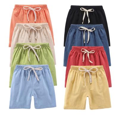 China 2022 Anti-wrinkle new factory wholesale custom logo summer beach wear shorts for kids toddler boys solid slim kids board shorts for sale