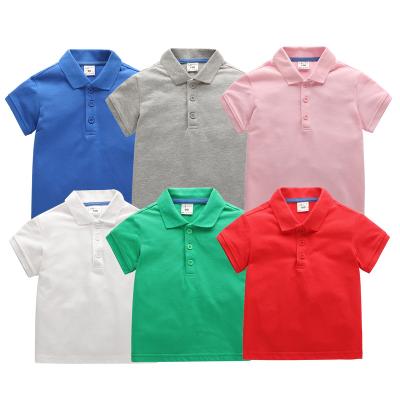 China Breathable Hot Sale In Plain Running Plus-size Cotton Fashion Summer Boys Comfortable Soft Casual T-shirts&Polo Shirts for sale