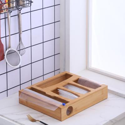 China North America Home Decor Drawer Receive To Arrange Bamboo Wooden Sorting Storage Box for sale