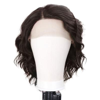 China Brazilian Lace Front Wigs For Black Women Body Wave Hair 100% Bob Swiss Lace Wigs Body Wave Aisi Human Hair Color 4# Short Hair for sale