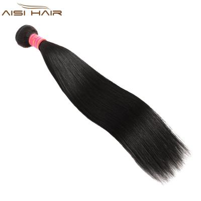 China High Quality Aisi Human Hair Black Silky Straight Body Wave Hair Brazilian Hair Bundles Extension For Black White Women for sale