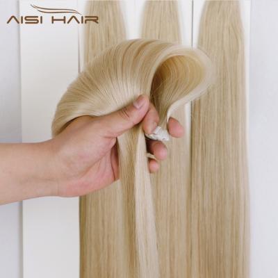 China 9A Color 613# Cheap Unprocessed Brazilian Aisi Silky Straight Human Hair Double Wave Bundles Hair Extension For Black White Women for sale