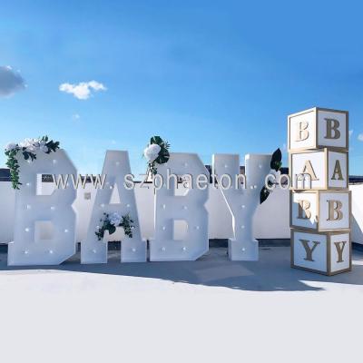 China Multi-Functional/Eco-Friendly/High Quality/New Design/Duralble Baby Shower Blocks BABY Plastic and Wholesale Clear Acrylic Blocks for sale