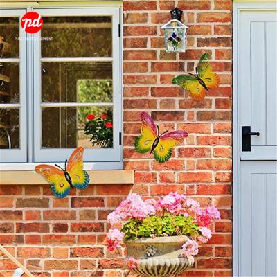 China Custom Wall Art Inspirational Butterfly Wall Decor Personalization Metal Sculpt Hang Indoor Outdoor for Home, Bedroom, Living Room, Office, Garden for sale