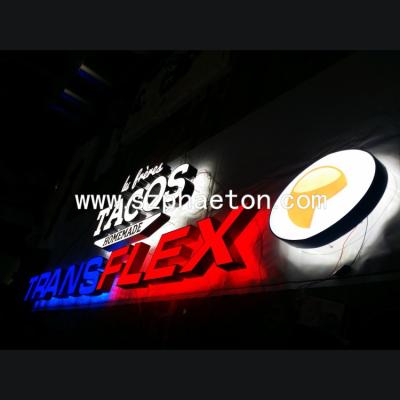 China Custom Buildings Business Advertising Led Acrylic Signage Hot Sale 3d Light Box Letter Sign for sale