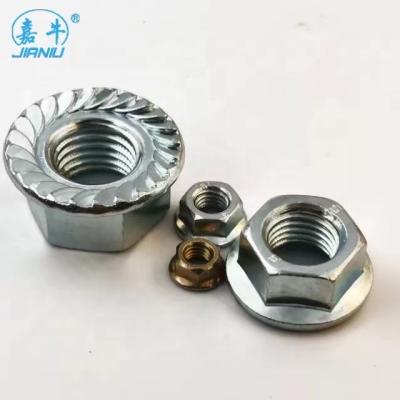 China Heavy Industry Supply High Quality Hexagon Flange Nut for sale