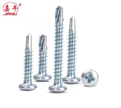 China Steel Tapping Screw Stainless Steel Self Drilling Screws Pan Washer Head Self-Drilling Screws for sale