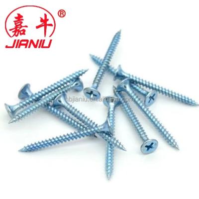 China Pan High Quality Blue and White Zinc Self Tapping Self Tapping Screw Metal Thread Screw for sale