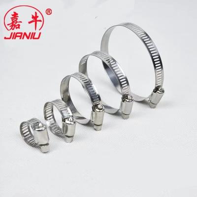 China Hose Clamps American Type 1 Hose Clamp Stainless Steel 2 Universal Car Band Universal Car Band Size ISO Material PERPETUAL SAE Place Factory SAE for sale