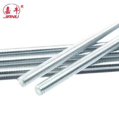 China General Industry High Quality M2 M12 Metric Threaded Rods Galvanized Bag DIN975 Plain Silver OEM Customized Weather Surface Steel Heavy Construction Pcs for sale